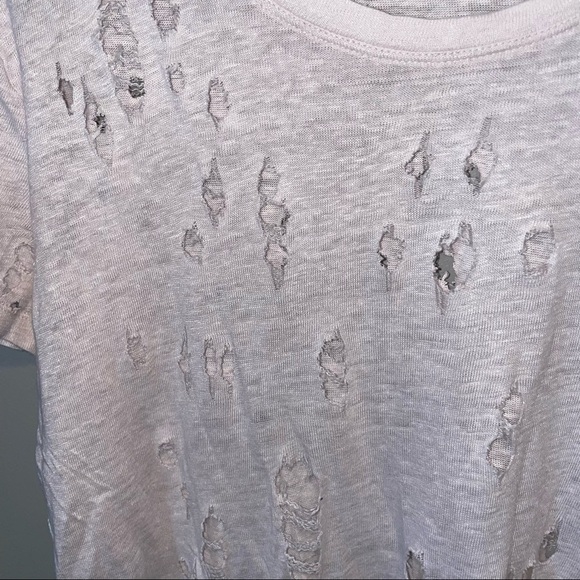 IRO Distressed Linen T-shirt - Picture 4 of 7